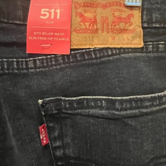 Levi's 511 NWT Blue Slim Jeans Classic Style - Picture 3 of 5